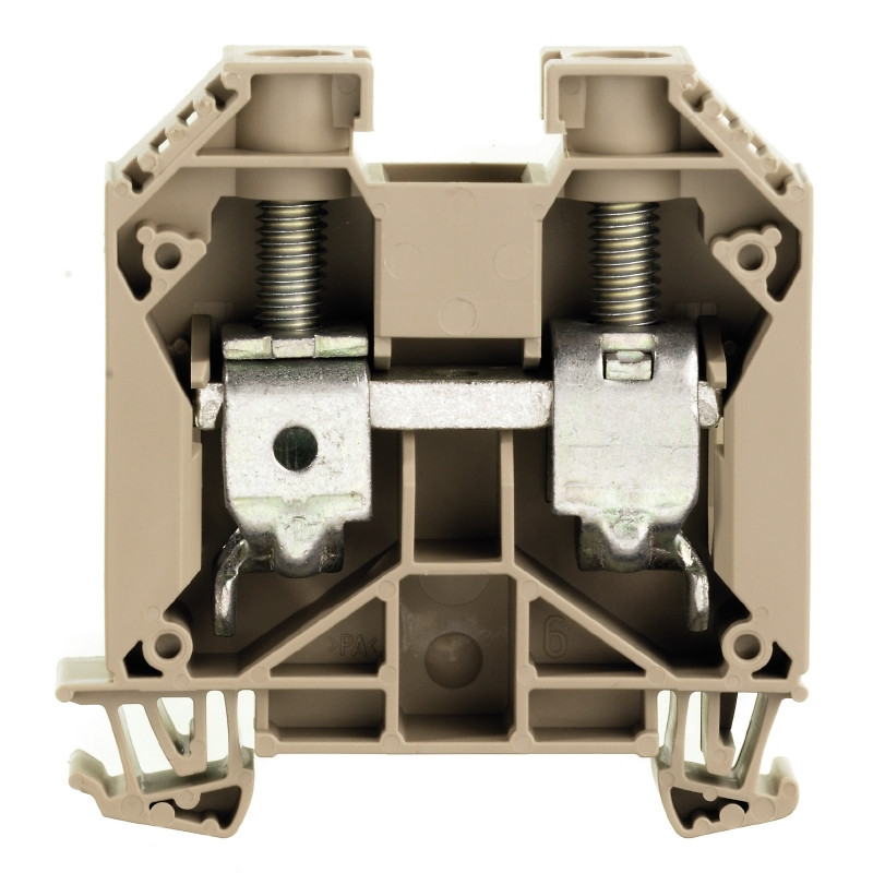 Weidmuller W-serie verbindingsrijgklem 2,5-16MM² eendr. 2,5-50MM² meerdr. beige