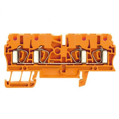 Weidmuller Verbindingsrijgklem 0,5-4MM² eendr. oranje
