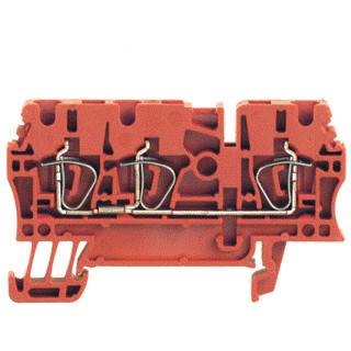 Weidmuller Verbindingsrijgklem 0,5-4MM² eendr. rood
