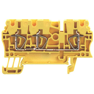 Weidmuller Verbindingsrijgklem 0,5-4MM² eendr. geel