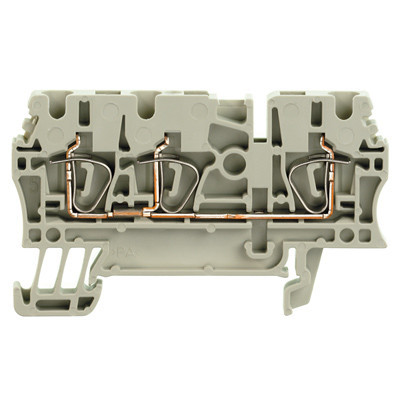 Weidmuller Verbindingsrijgklem 0,5-4MM² eendr. grijs