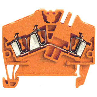 Weidmuller Verbindingsrijgklem 0,5-4MM² eendr. oranje