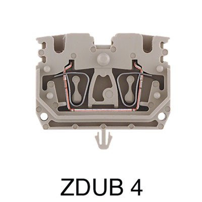 Weidmuller Zdub verbindingsrijgklem 0,5-4MM² eendr.