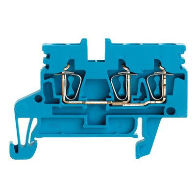 Weidmuller Zdu verbindingsrijgklem 0,5-4MM² eendr. 1,5-2,5MM² meerdr. blauw