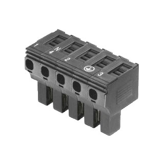 Weidmuller Fieldpower plug-in connector push in 0.5 MM²-4 MM² no.of poles