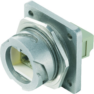Weidmuller Flange fo ip67 version 1 LC duplex coupling multimode