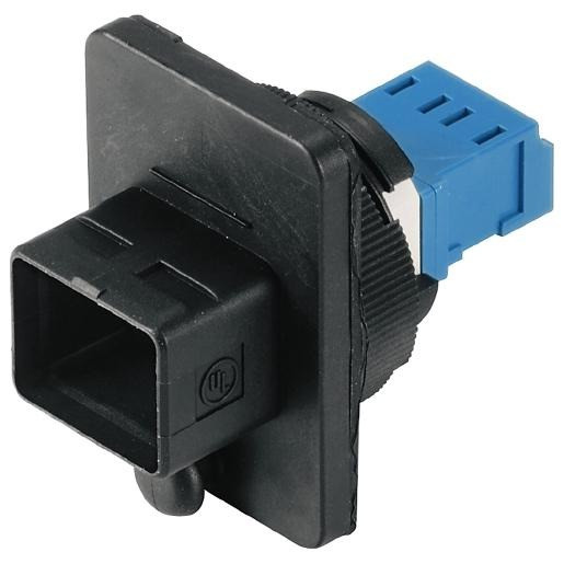 Weidmuller Flange fo ip67 version 4 LC duplex coupling singlemode