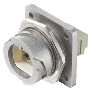 Weidmuller Flange RJ45 ip67 variant 1 metal tool-free eia/tia 586 A cat.6a /