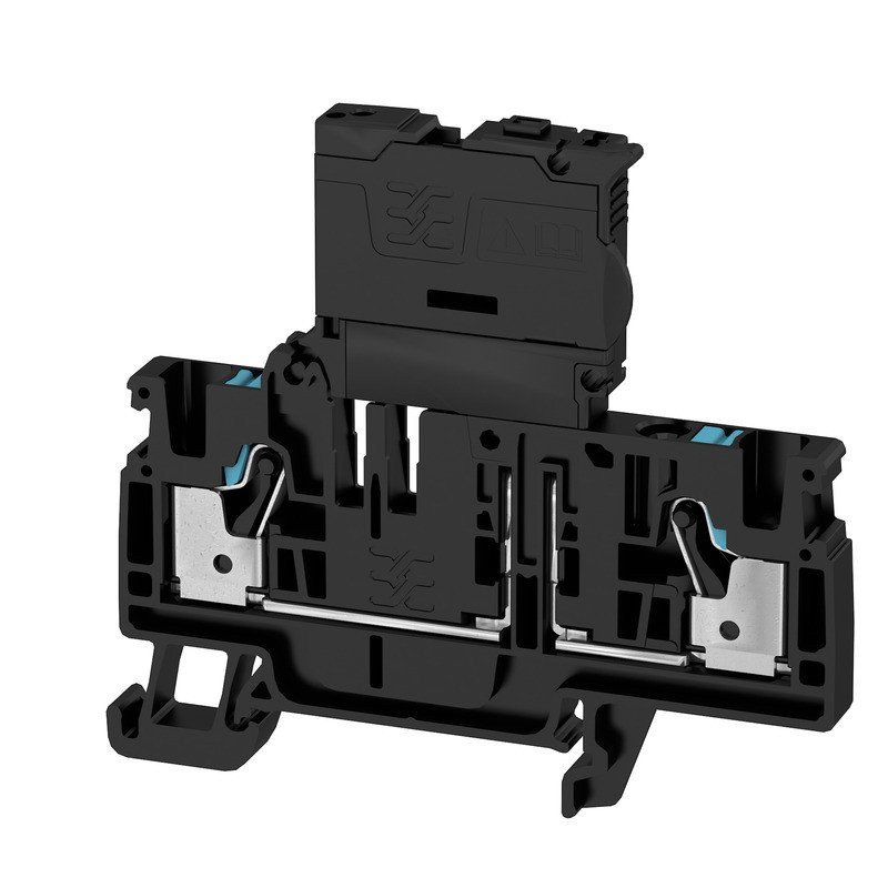 Weidmuller Fuse terminal push in 4 MM² 250 V 6.3 A G-si.5x20 black