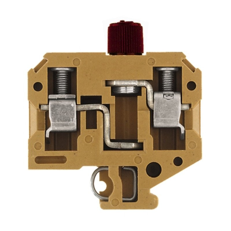 Weidmuller Fuse terminal screw connection fuse cartridge one end without conne