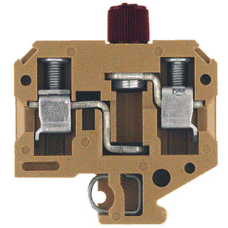 Weidmuller Fuse terminal screw connection fuse cartridge one end without conne