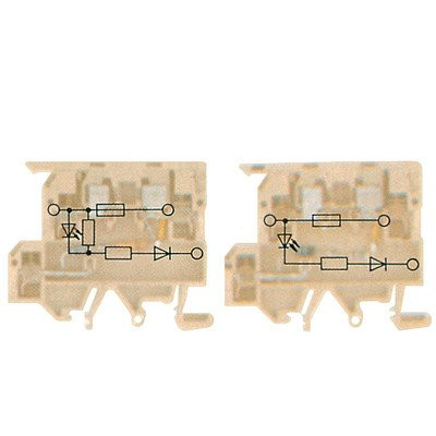 Weidmuller Fuse terminal screw connection fuse cartridge with led one end wit