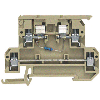 Weidmuller Fuse terminal screw connection with led screw connection 4 MM² 5