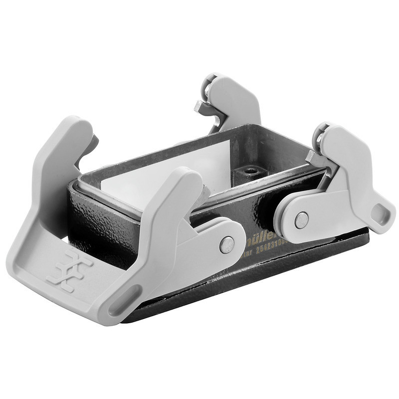 Weidmuller HDC enclosures Housing Industry connectors, bulkhead housing, side-locking clamp on L