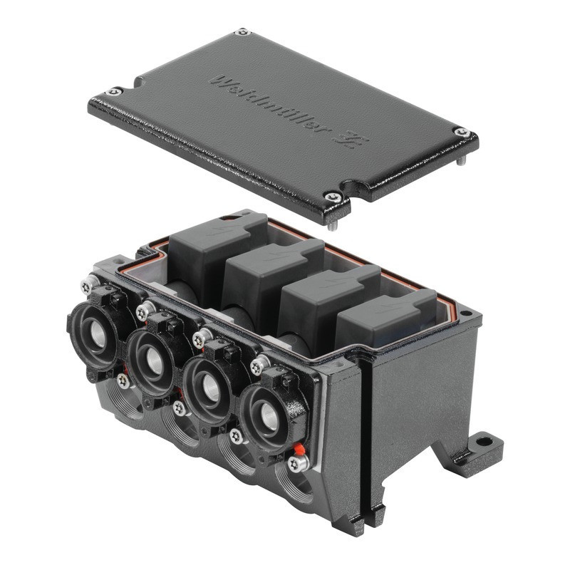 Weidmuller HDC kits High Performance connector for industrial connectors, series: highpowe