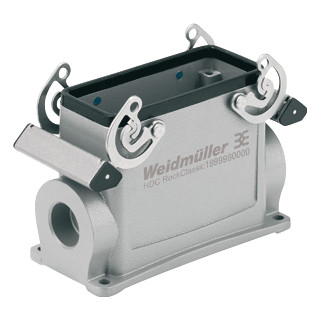 Weidmuller HDC behuizing rechthoekige connectoren ip65 B56,5MM H64MM sokkelbehuizing zij