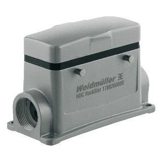 Weidmuller HDC behuizing rechthoekige connectoren ip65 B77,5MM H82MM sokkelbehuizing zij