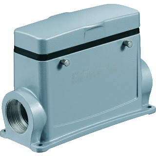 Weidmuller HDC behuizing rechthoekige connectoren ip65 B76,8MM H106MM zij