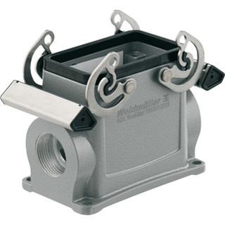 Weidmuller HDC behuizing rechthoekige connectoren ip65 B55,5MM H74MM zij