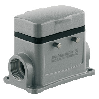 Weidmuller HDC behuizing rechthoekige connectoren ip65 B77,2MM H79,5MM zij