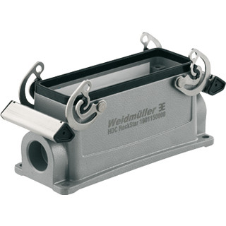 Weidmuller HDC behuizing rechthoekige connectoren ip65 B57,5MM H64MM sokkelbehuizing zij