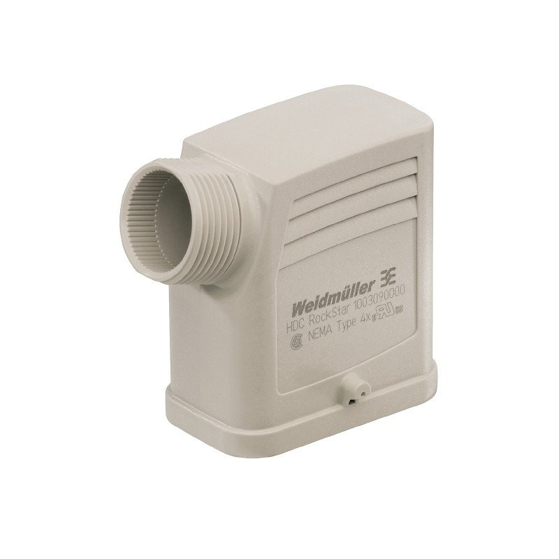 Weidmuller HDC behuizing rechthoekige connectoren ip65 B35MM H54MM zij