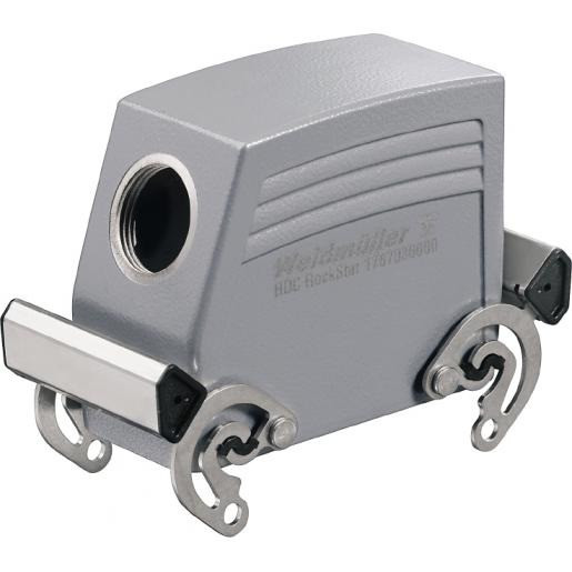 Weidmuller HDC behuizing rechthoekige connectoren ip65 B55MM H76MM zij