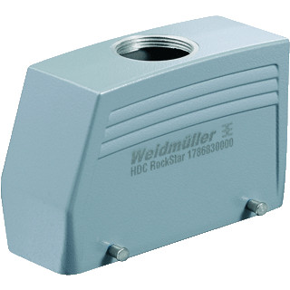 Weidmuller HDC behuizing rechthoekige connectoren ip65 B59MM H76MM boven