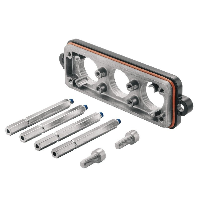 Weidmuller HDC ip68 behuizing rechthoekige connectoren ip68 B57MM H19MM
