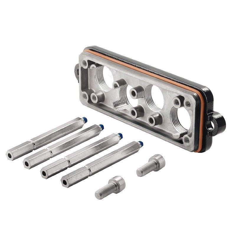 Weidmuller HDC ip68 behuizing rechthoekige connectoren ip68 B57MM H19MM