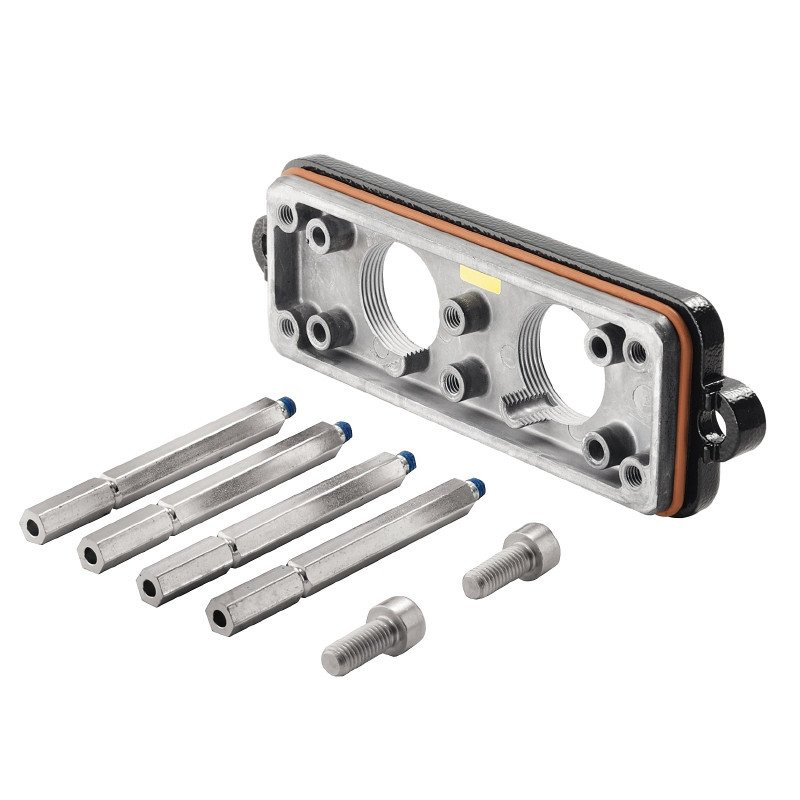 Weidmuller HDC ip68 behuizing rechthoekige connectoren ip68 B57MM H19MM