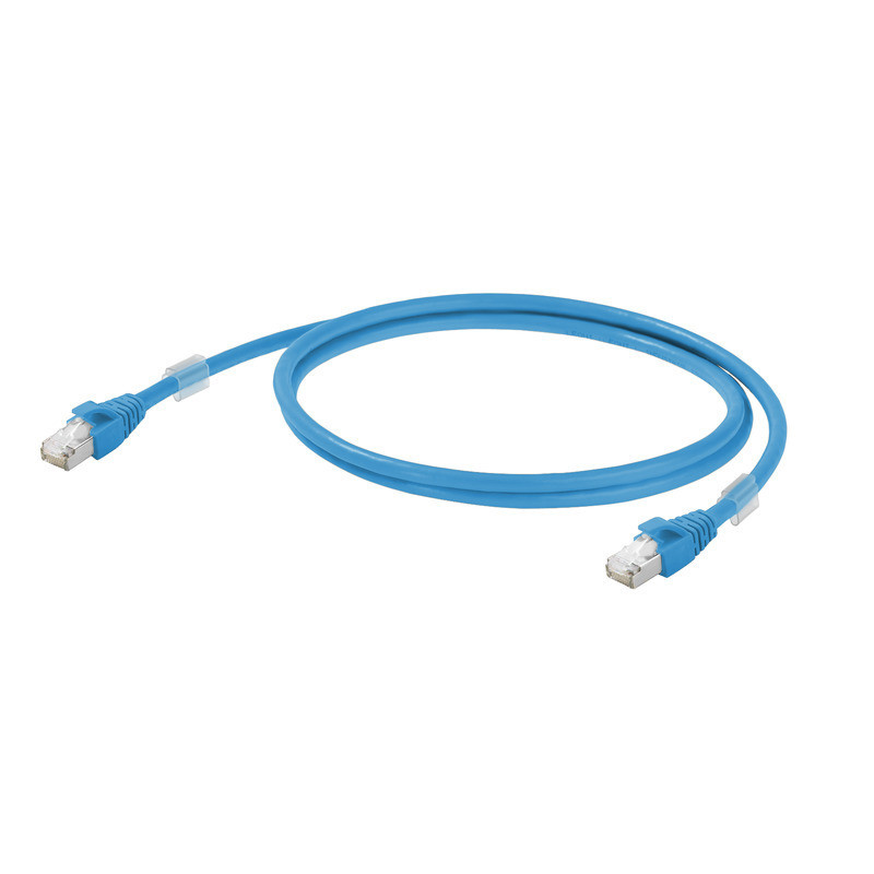Weidmuller Ie-C6FP8LB0050M40M40-B patch cable RJ45 ip 20 RJ45 ip 20 cat.6a /