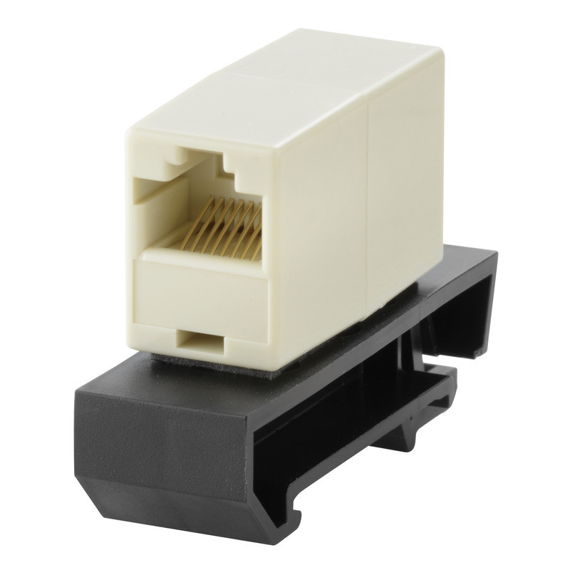 Weidmuller Industrial Ethernet Feed-Through plug-in connector RJ45, ip20, RJ45, RJ45, coupling
