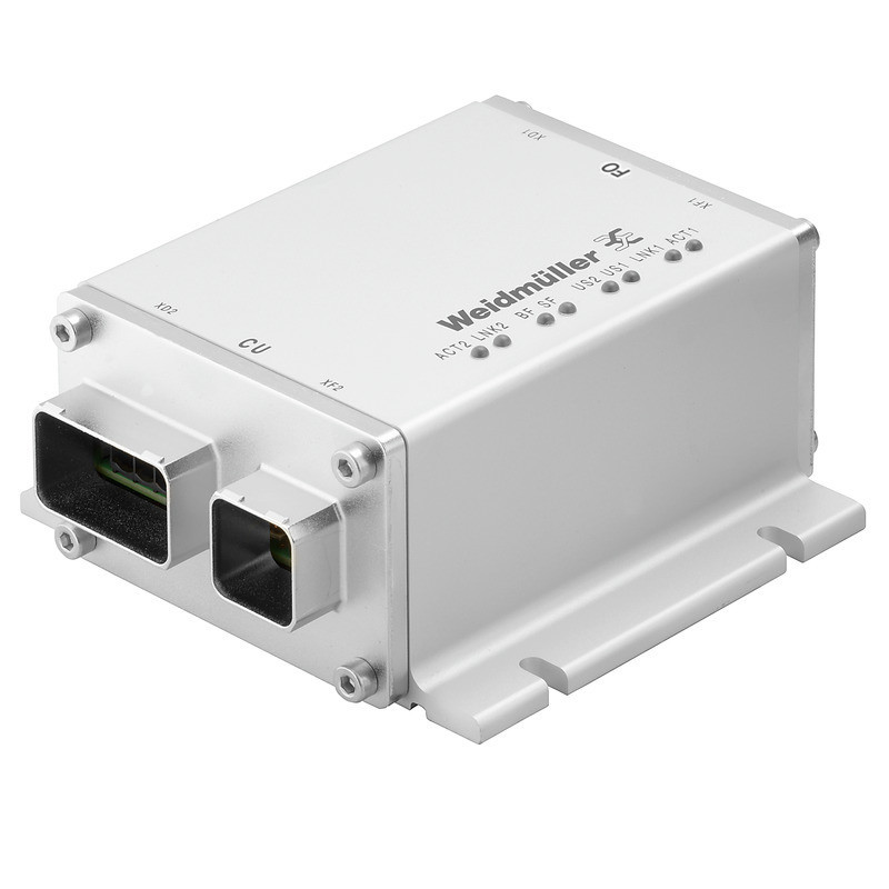 Weidmuller Industrial Ethernet Media Converter (RJ45 / fo), ip65, profinet pushpull power, connection