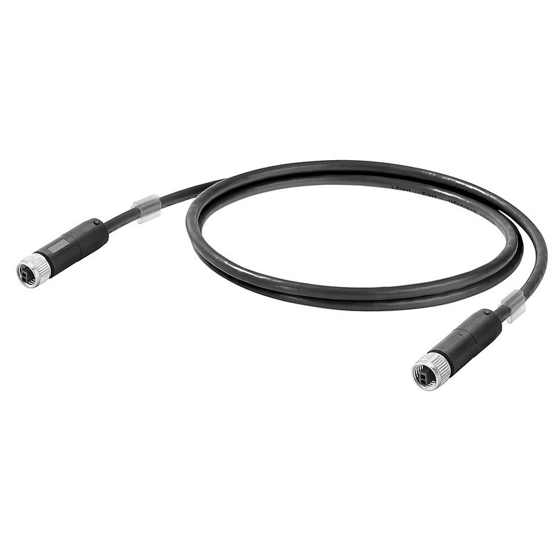 Weidmuller Industrial Ethernet Single Pair ethernet cable (assembled), M8 spe ( iec63171-5) - ip67 so