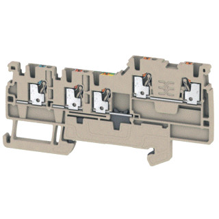 Weidmuller Initiator/actuator terminal push in 1.5 MM² 25 V 13.5 A number of