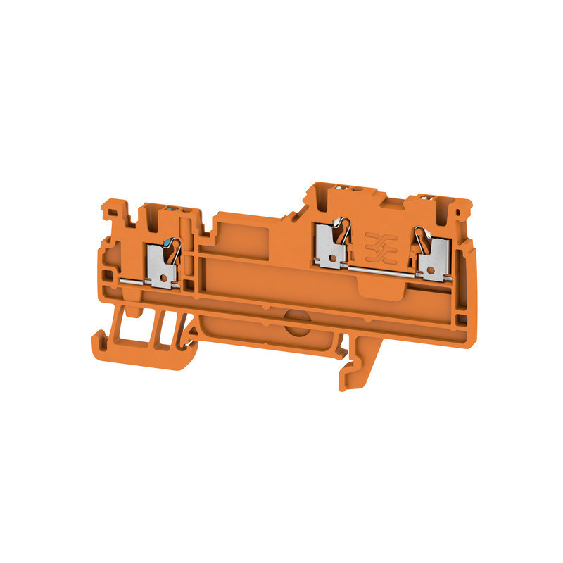 Weidmuller A-series Initiator/Actuator terminal, push in, orange, 1.5 MM², 13.5 A, 250 V,