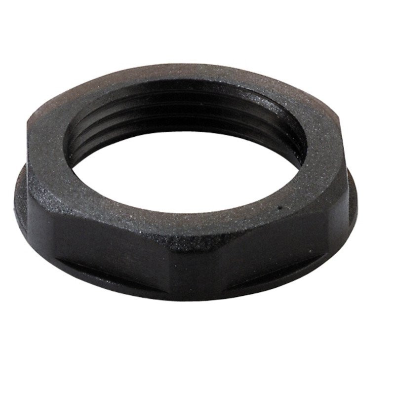 Weidmuller Locknut for cable gland (plastic) M 16 5 MM deep black