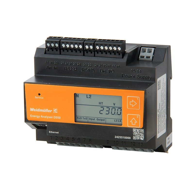 Weidmuller Measuring Device electrical quantity, 480 V, modbus rtu, modbus-gatewa