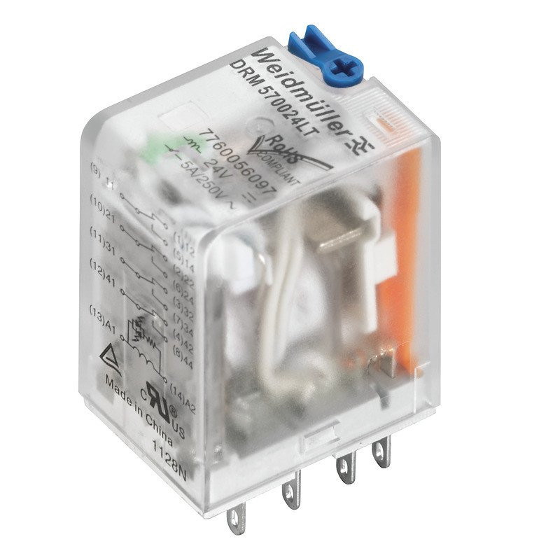 Weidmuller Miniatuur relays schakelrelais DC 2 wiss.cont.