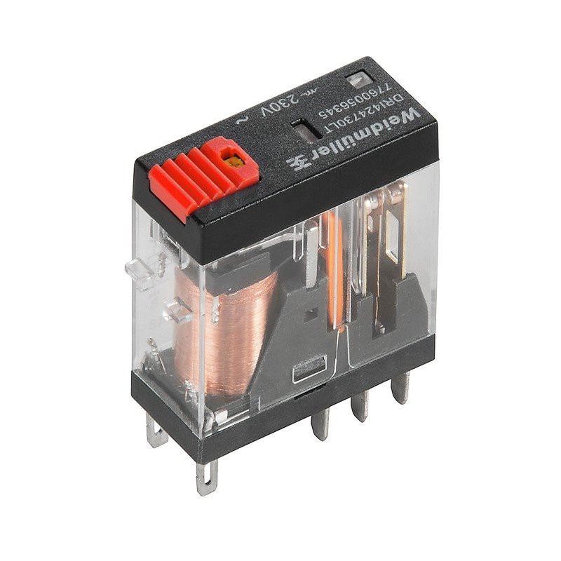 Weidmuller Miniatuur relays schakelrelais nom.stuurstroomsp.92-126,5V ac 2 wiss.cont.