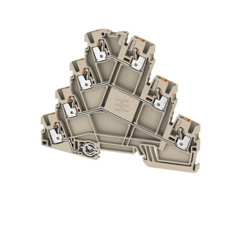 Weidmuller Amc verbindingsrijgklem 0,5-2,5MM² eendr. 0,5-2,5MM² meerdr. beige