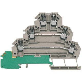 Weidmuller THM MT30X verbindingsrijgklem 0,5-4MM² eendr. 0,5-4MM² meerdr. beige