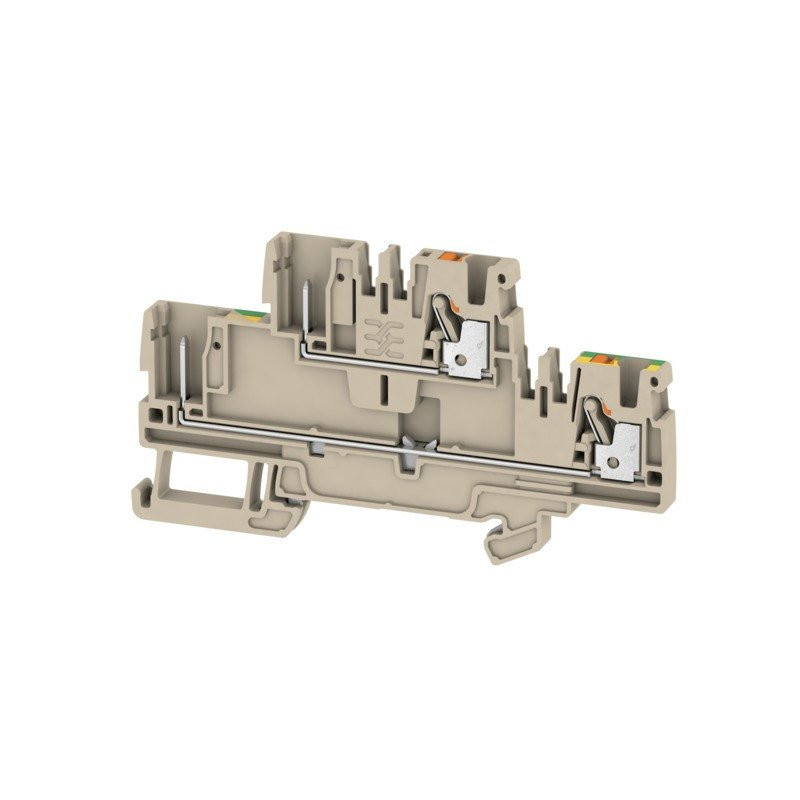 Weidmuller A-serie verbindingsrijgklem 0,5-2,5MM² eendr. 0,5-2,5MM² meerdr. beige