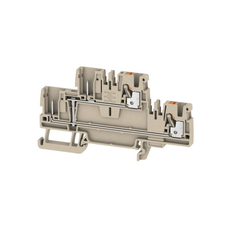 Weidmuller A-serie verbindingsrijgklem 0,5-2,5MM² eendr. 0,5-2,5MM² meerdr. beige