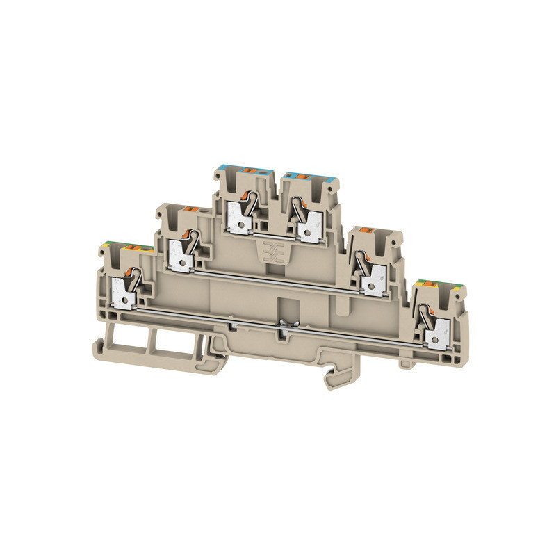 Weidmuller THM MT30X verbindingsrijgklem 0,5-2,5MM² eendr. 0,5-2,5MM² meerdr. beige