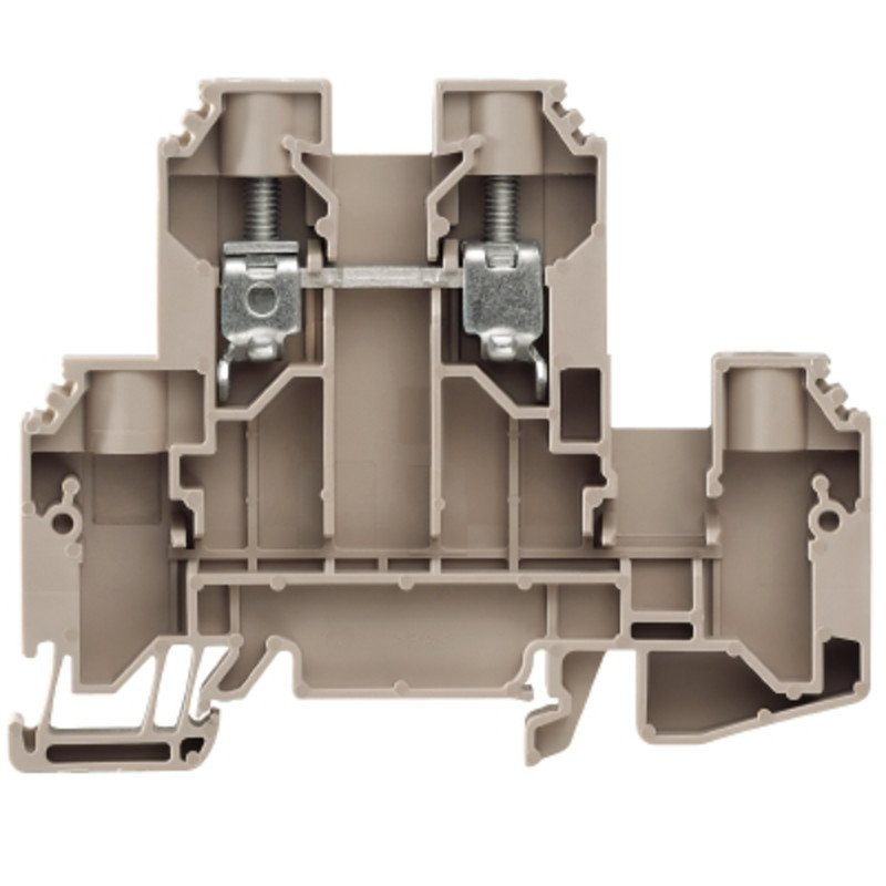 Weidmuller WDK verbindingsrijgklem 1,5-16MM² eendr. 1,5-16MM² meerdr. beige