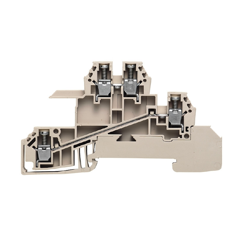 Weidmuller W-serie verbindingsrijgklem 0,5-4MM² eendr. 1,5-4MM² meerdr. beige