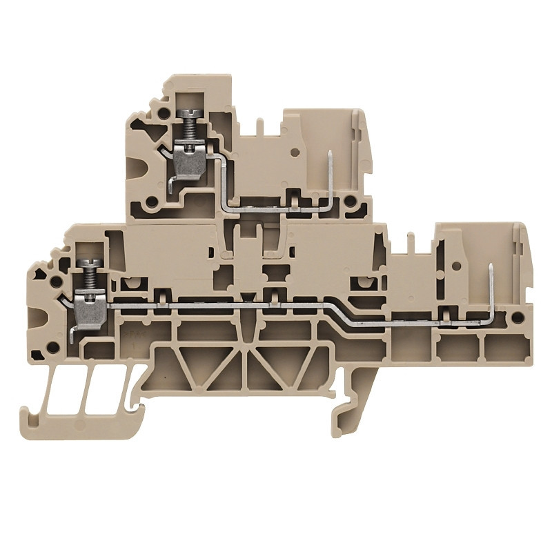 Weidmuller W-serie verbindingsrijgklem 0,5-4MM² eendr. 1,5-4MM² meerdr. beige