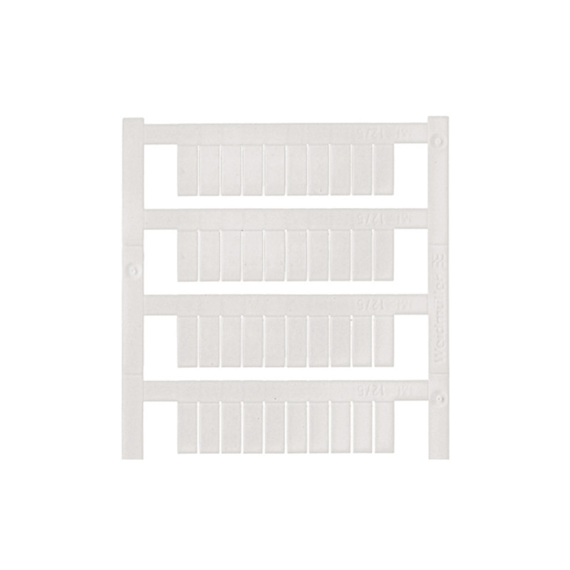 Weidmuller MultiFit Terminal Marking, to customer specification, pitch in MM: 5.00, printe